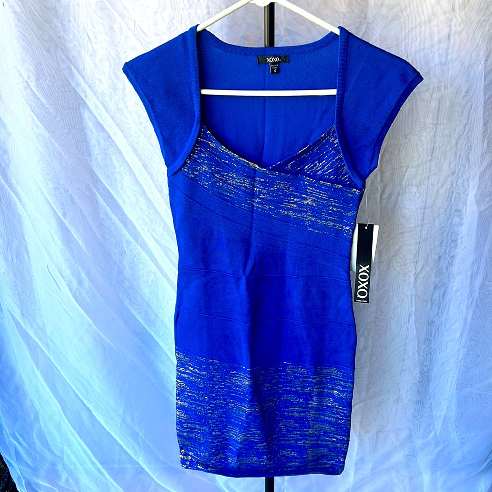Blue Bodycon Dress